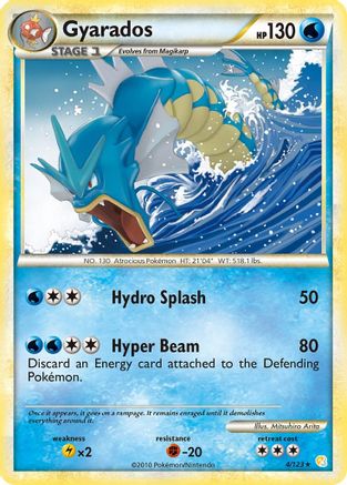 Gyarados  - Holofoil HeartGold SoulSilver - Holo Rare
