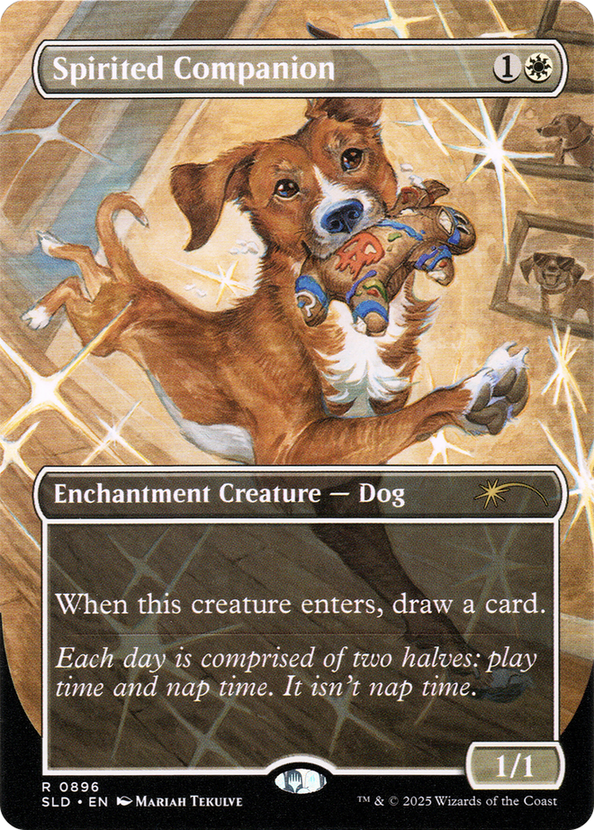 Spirited Companion (SLD-896) - Secret Lair Drop (Borderless) Foil