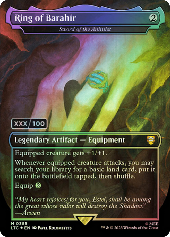 Ring of Barahir - Sword of the Animist (Serialized) [The Lord of the Rings: Tales of Middle-Earth Commander]