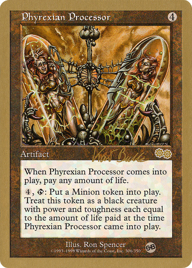 Phyrexian Processor (Kai Budde) (SB) [World Championship Decks 1999]