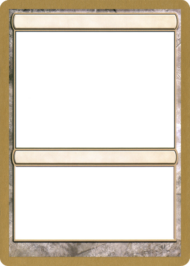Blank Card (WCD-000) - World Championship Decks 2004