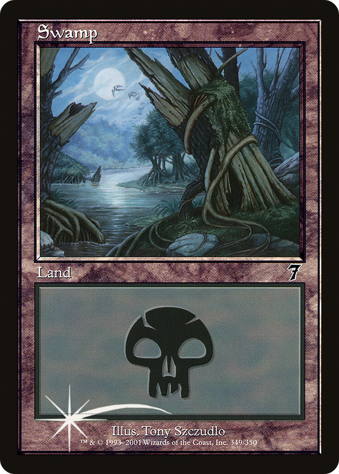 Swamp (349) [Seventh Edition]