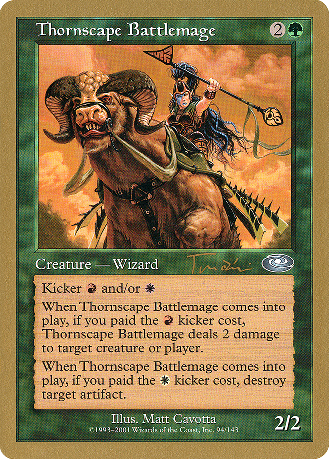Thornscape Battlemage (Jan Tomcani) [World Championship Decks 2001]