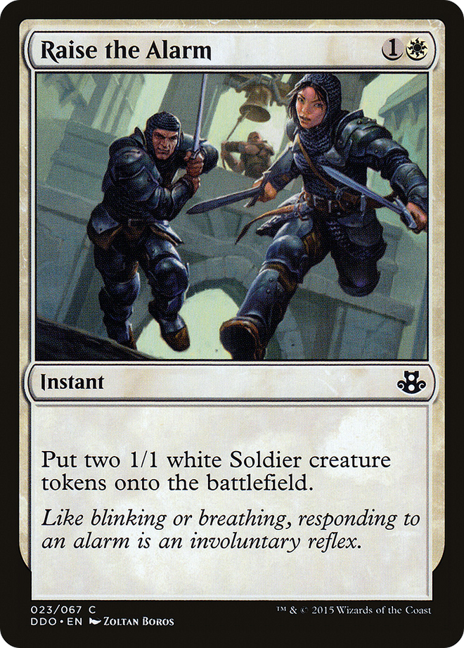Raise the Alarm [Duel Decks: Elspeth vs. Kiora]