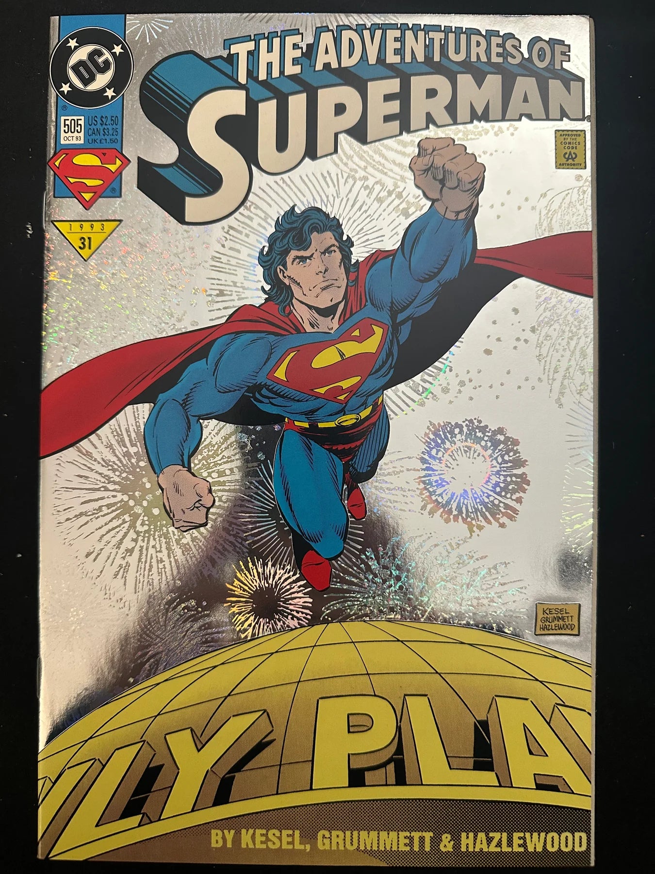 Adventures of Superman #505 Holographic Cover - NM