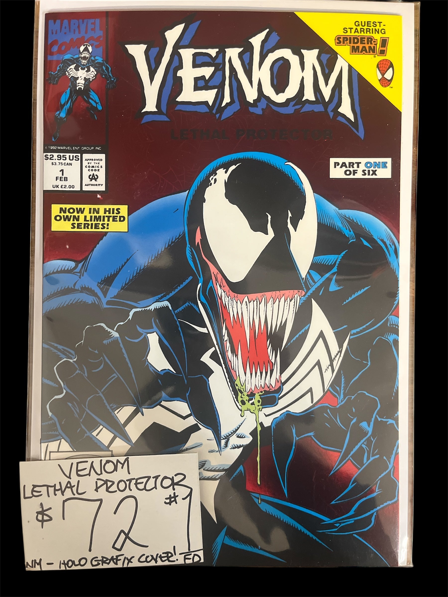 Venom Lethal Protector #1 Holo Grafix cover