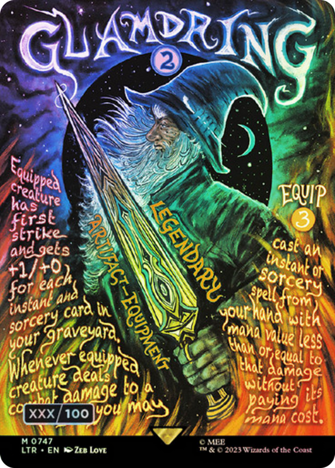 Glamdring (Borderless Poster) (Serialized) [The Lord of the Rings: Tales of Middle-Earth]