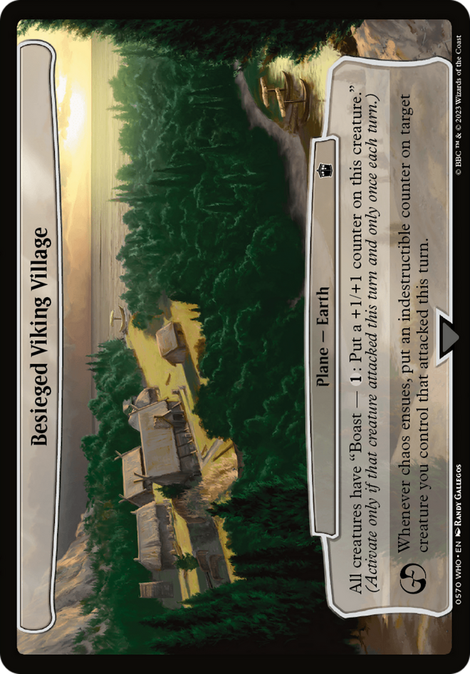 Besieged Viking Village [Doctor Who]