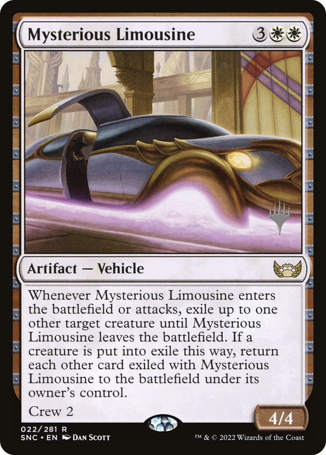 Mysterious Limousine (Promo Pack) [Streets of New Capenna Promos]