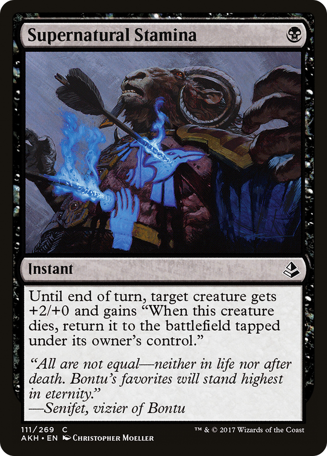 Supernatural Stamina [Amonkhet]