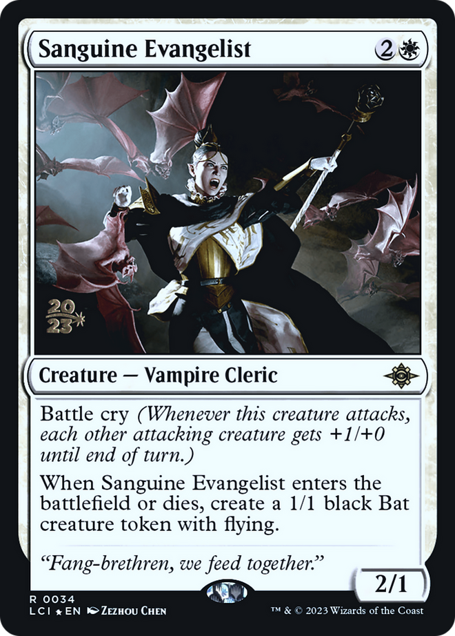 Sanguine Evangelist [The Lost Caverns of Ixalan Prerelease Cards]