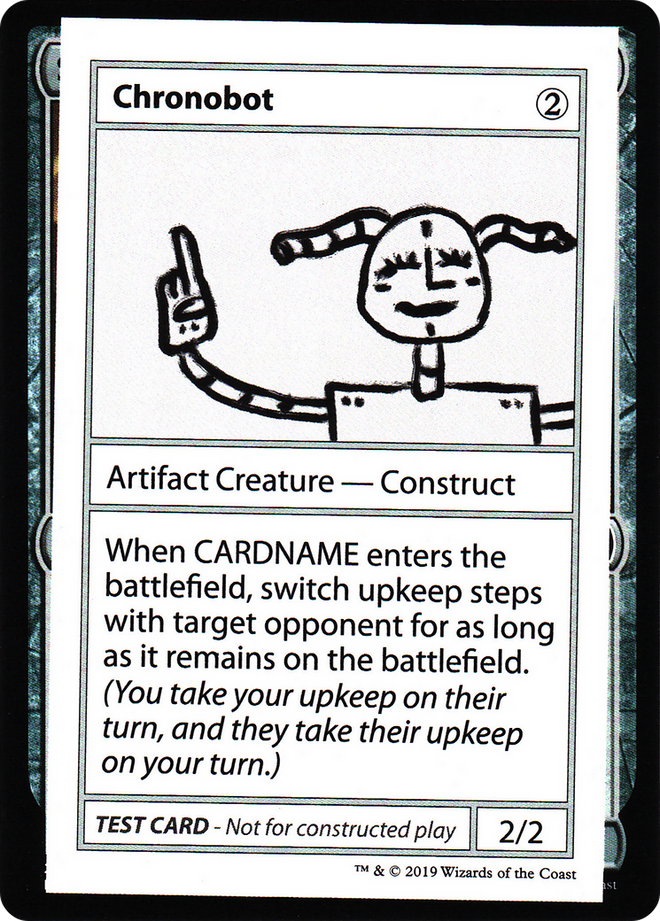 Chronobot (2021 Edition) [Mystery Booster Playtest Cards]