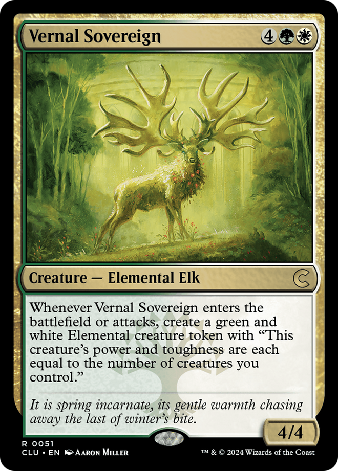 Vernal Sovereign [Ravnica: Clue Edition]