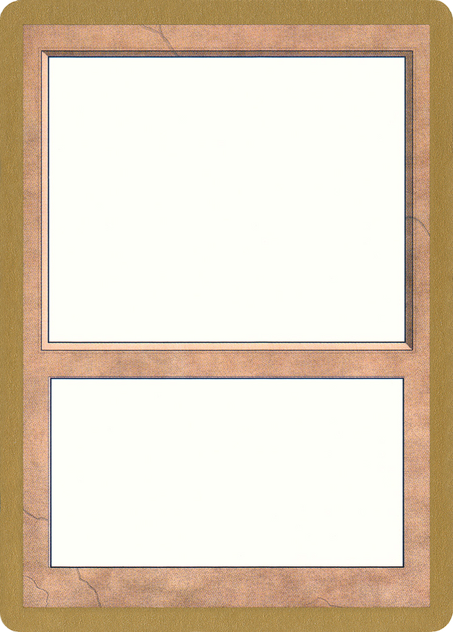 Blank Card (WCD-000) - World Championship Decks 1997