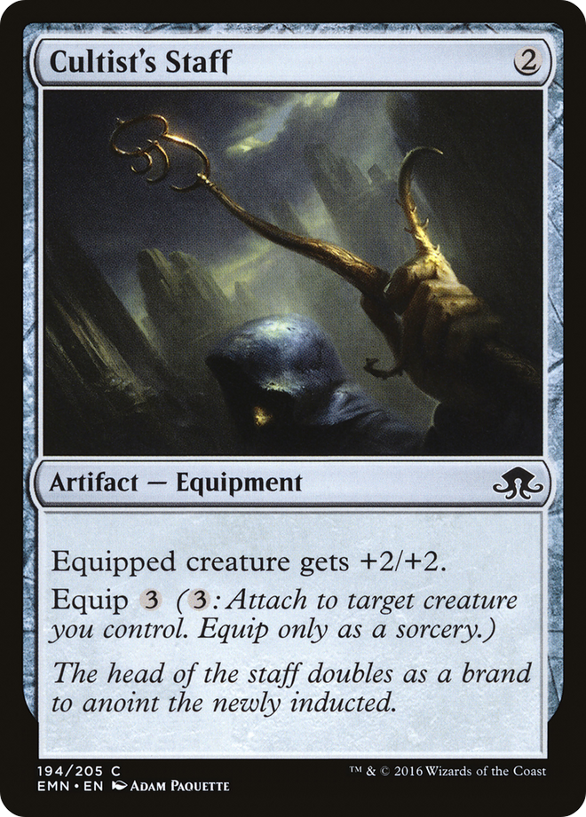 Cultist's Staff [Eldritch Moon]