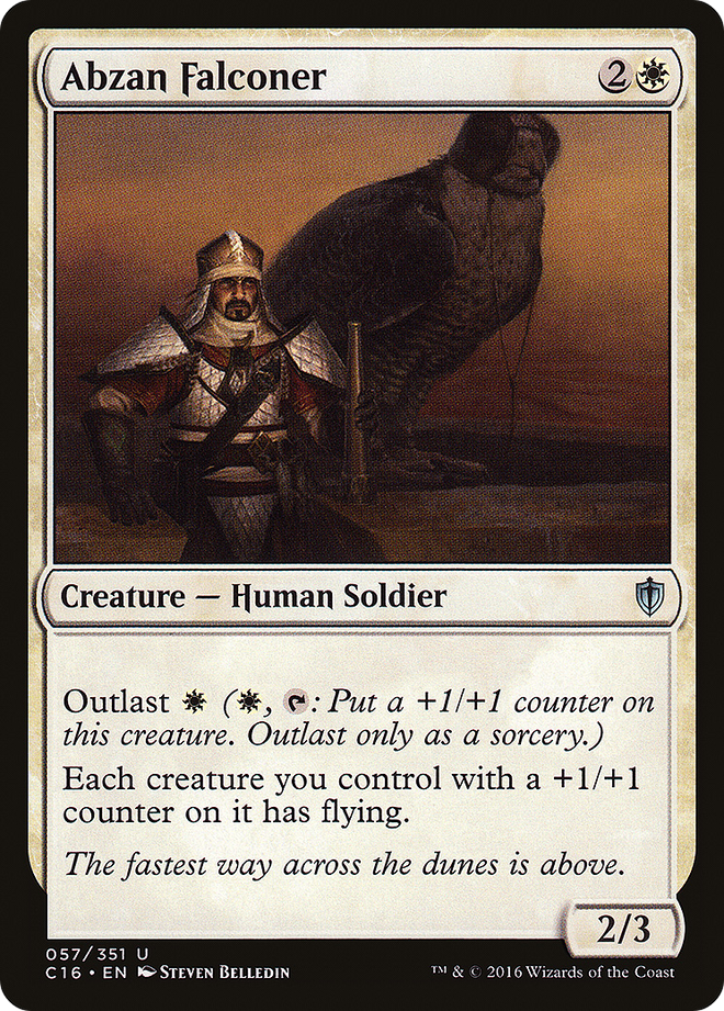 Abzan Falconer (C16-057) - Commander 2016