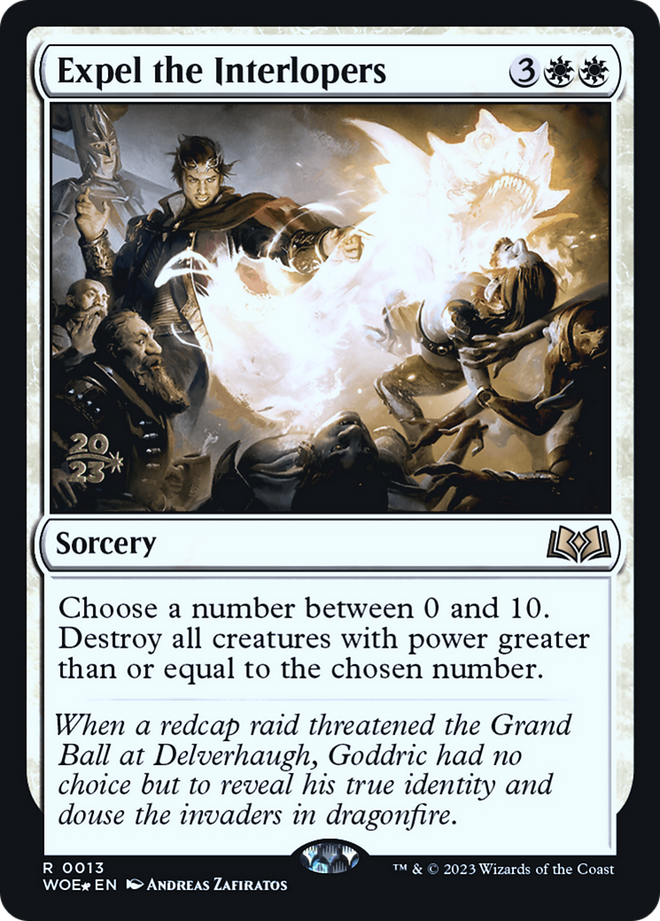 Expel the Interlopers [Wilds of Eldraine Prerelease Promos]