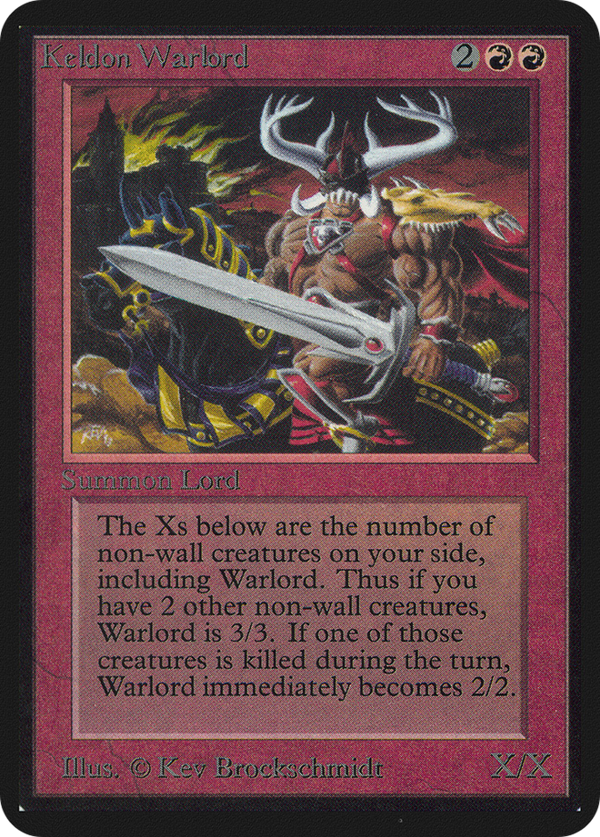 Keldon Warlord [Alpha Edition]