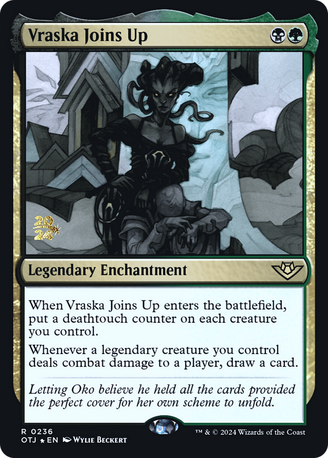 Vraska Joins Up [Outlaws of Thunder Junction Prerelease Promos]