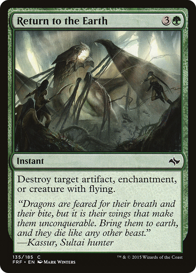 Return to the Earth [Fate Reforged]