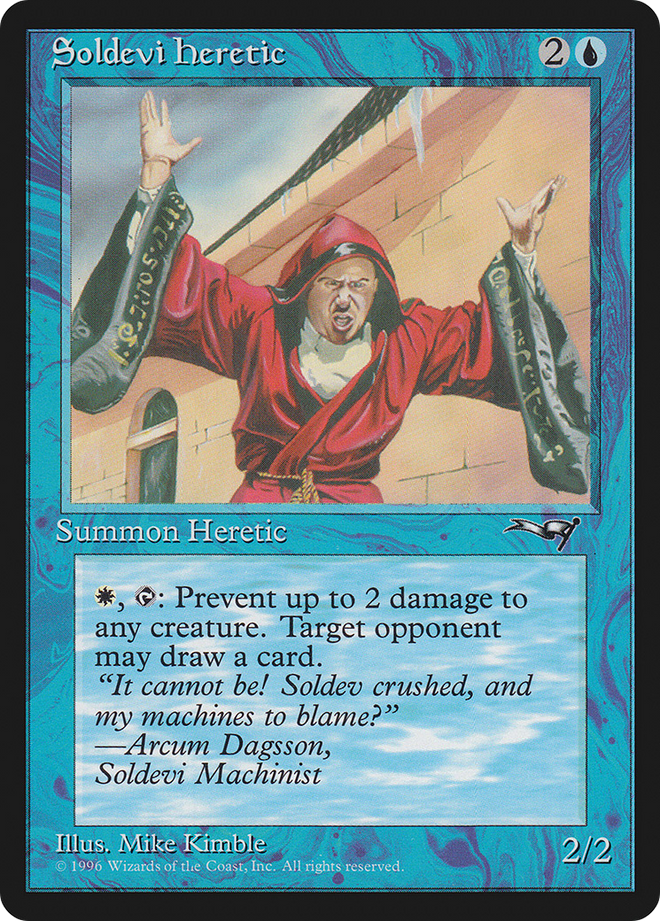 Soldevi Heretic (Hands Raised) [Alliances]