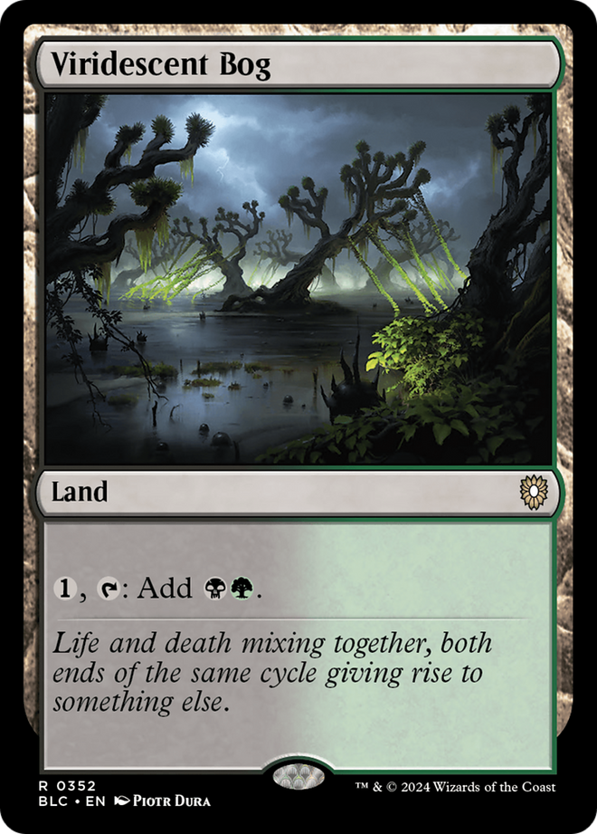 Viridescent Bog [Bloomburrow Commander]