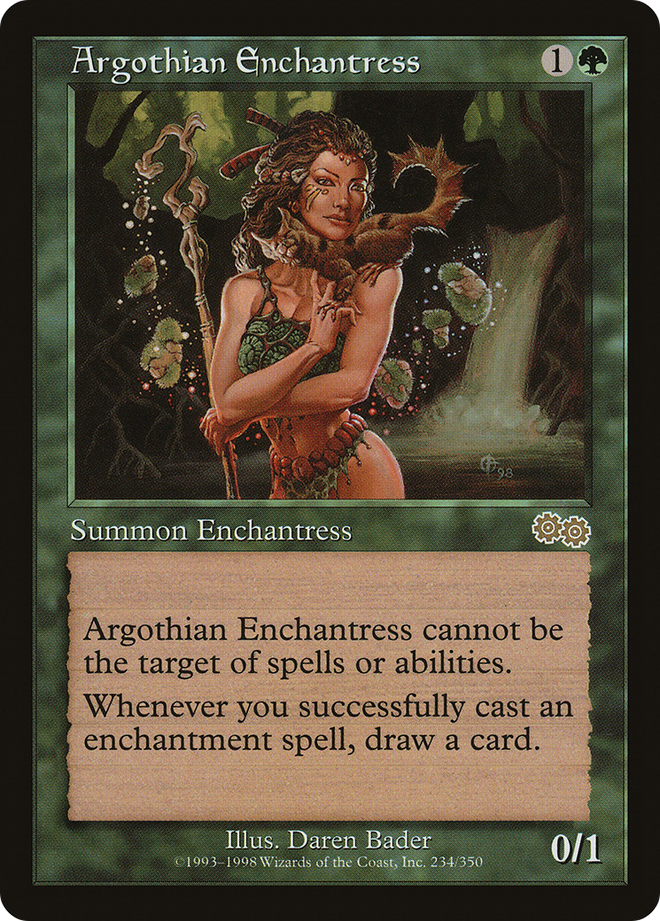 Argothian Enchantress [Urza's Saga]