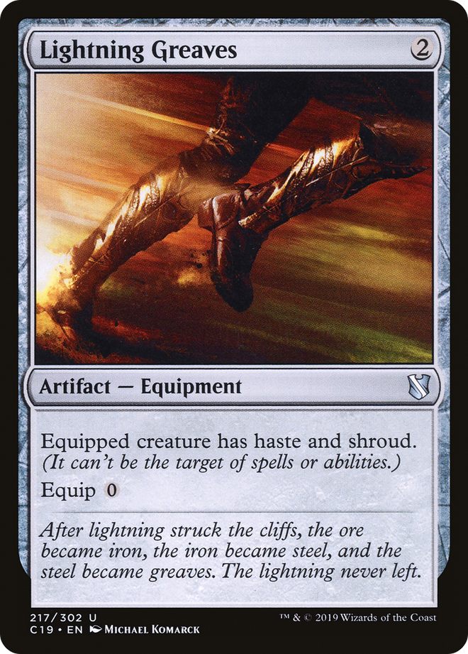 Lightning Greaves [Commander 2019]