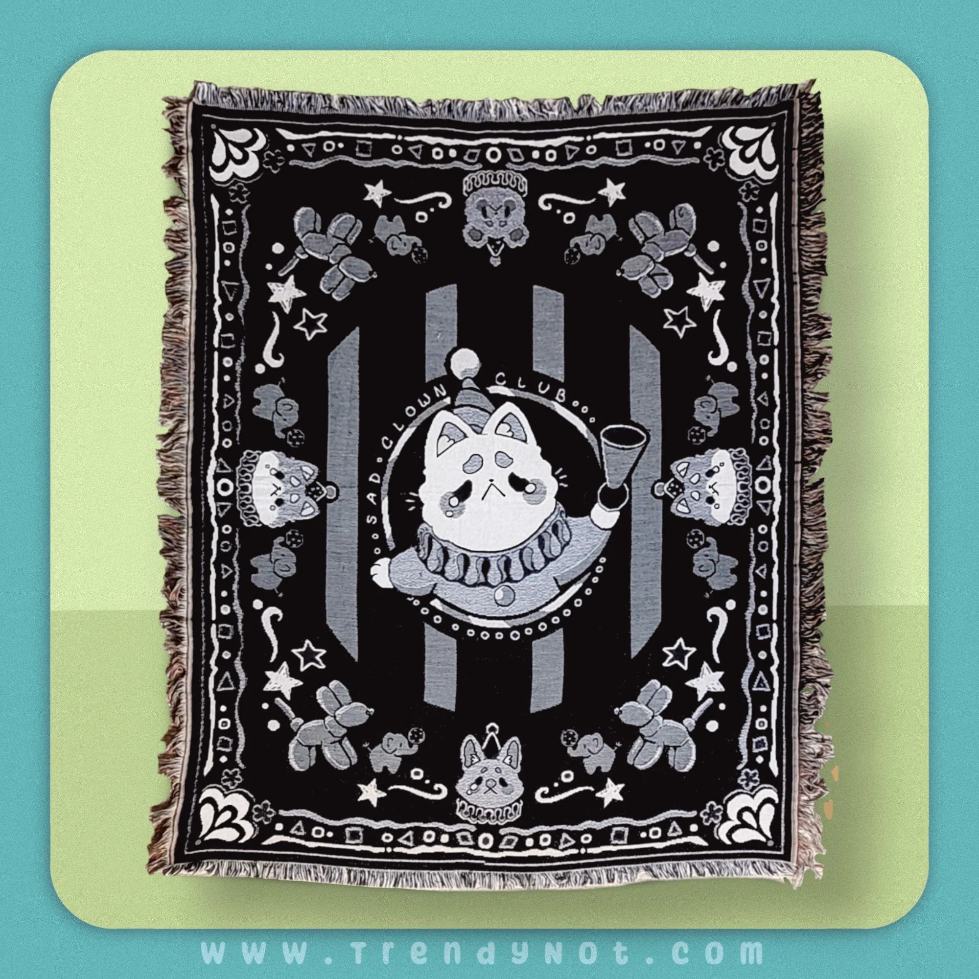 Bumbleberry Hollows Knit Blanket - Sad Clown Club
