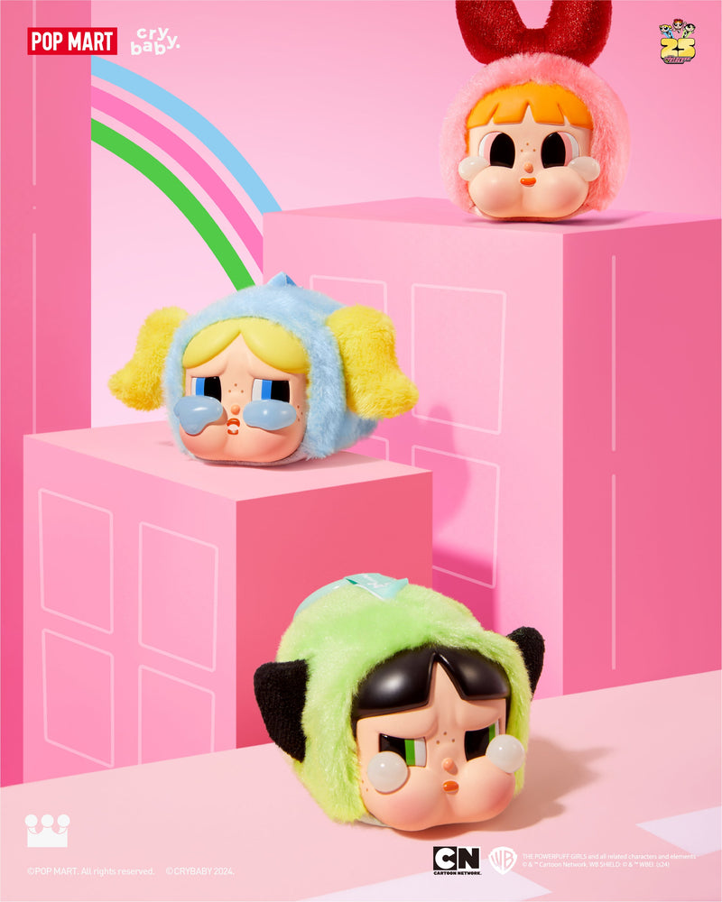 POP MART CRYBABY × Powerpuff Girls Series-Vinyl Face Plush Blind Box