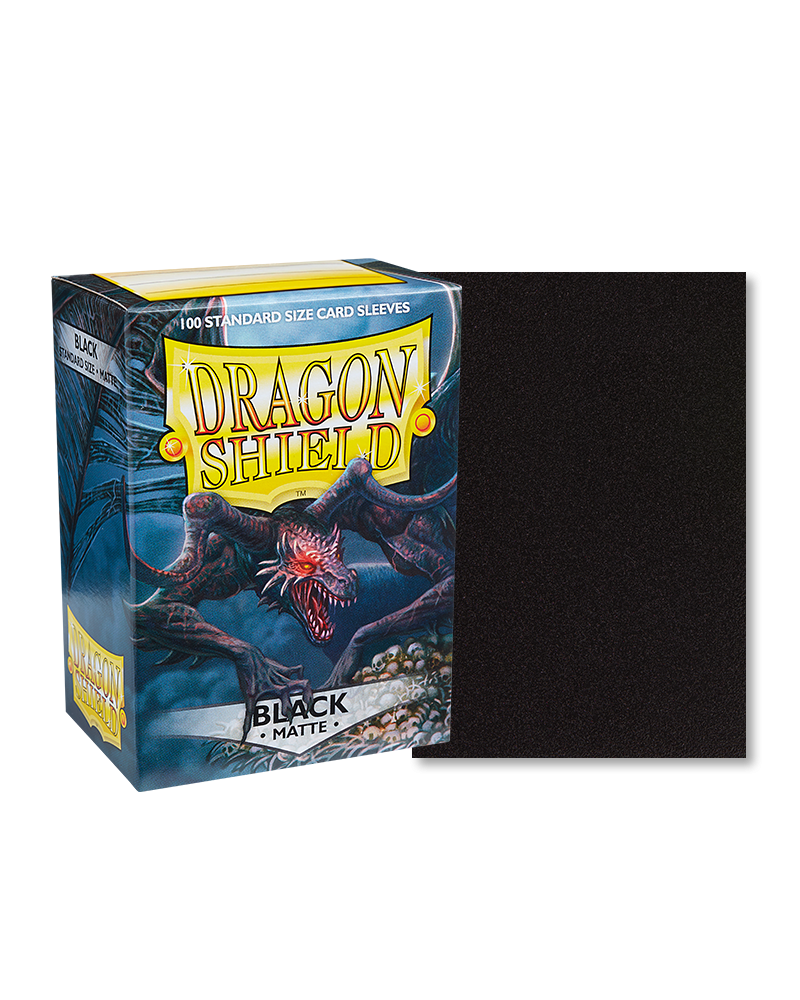 Dragon Shield - 100ct Standard Size - Black Matte