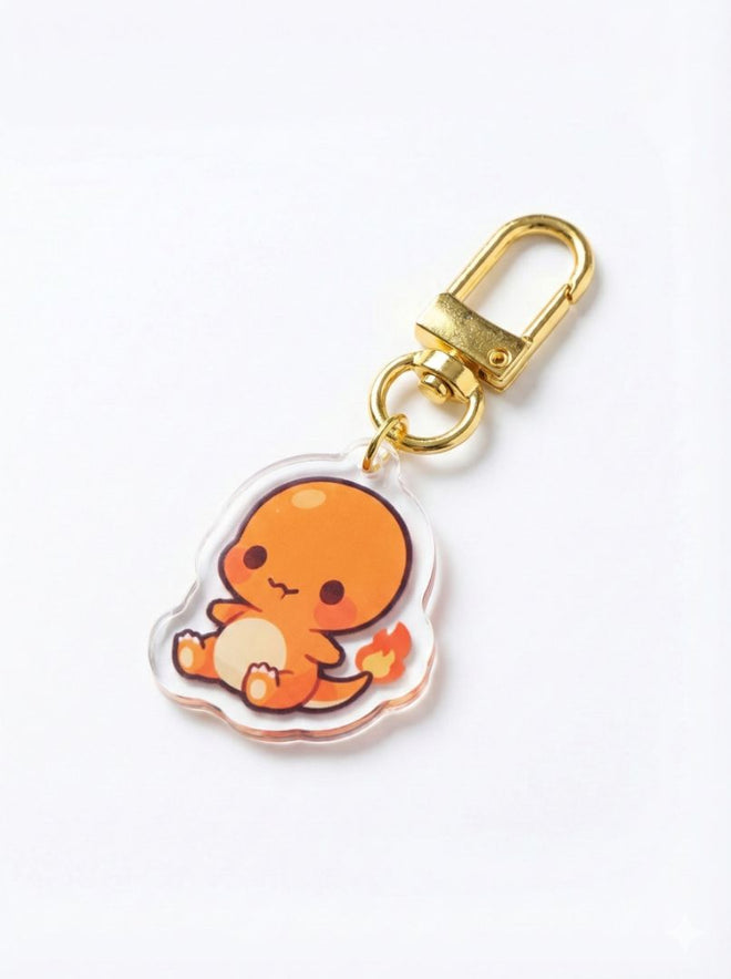 Charmander Charm Keychain
