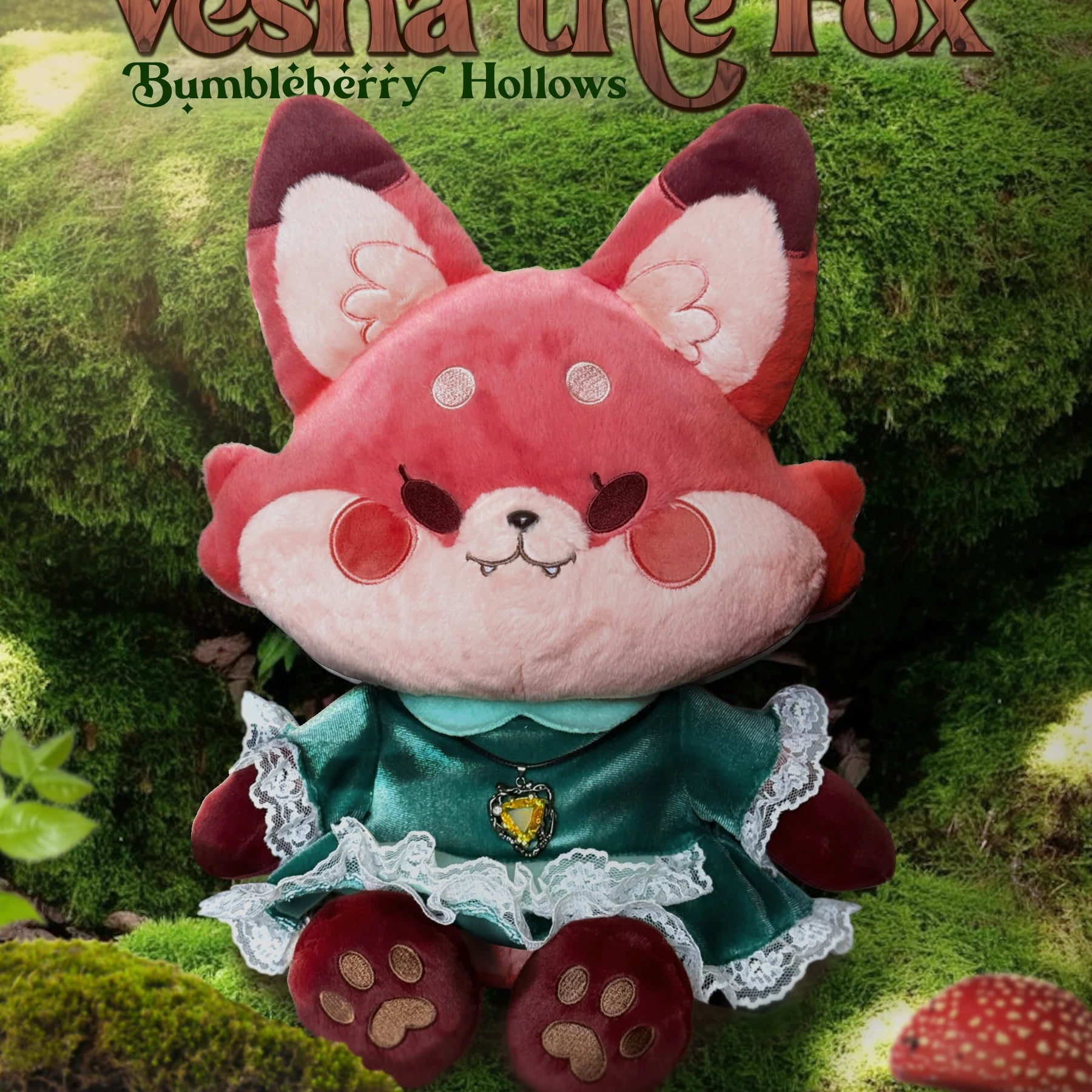 Bumblerberry Hollows Plush - Vesna The Fox