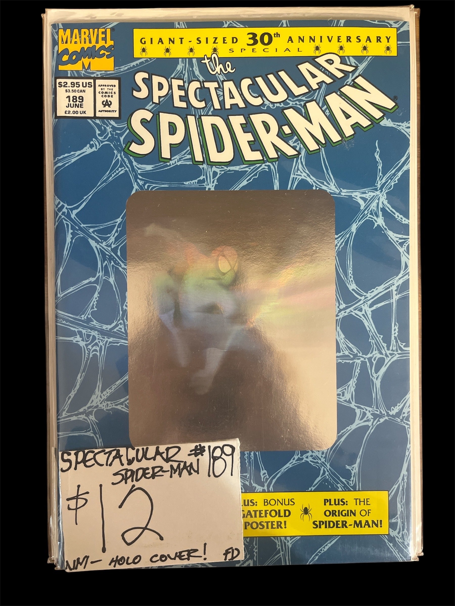 Spectacular Spider-Man #189 Holo cover