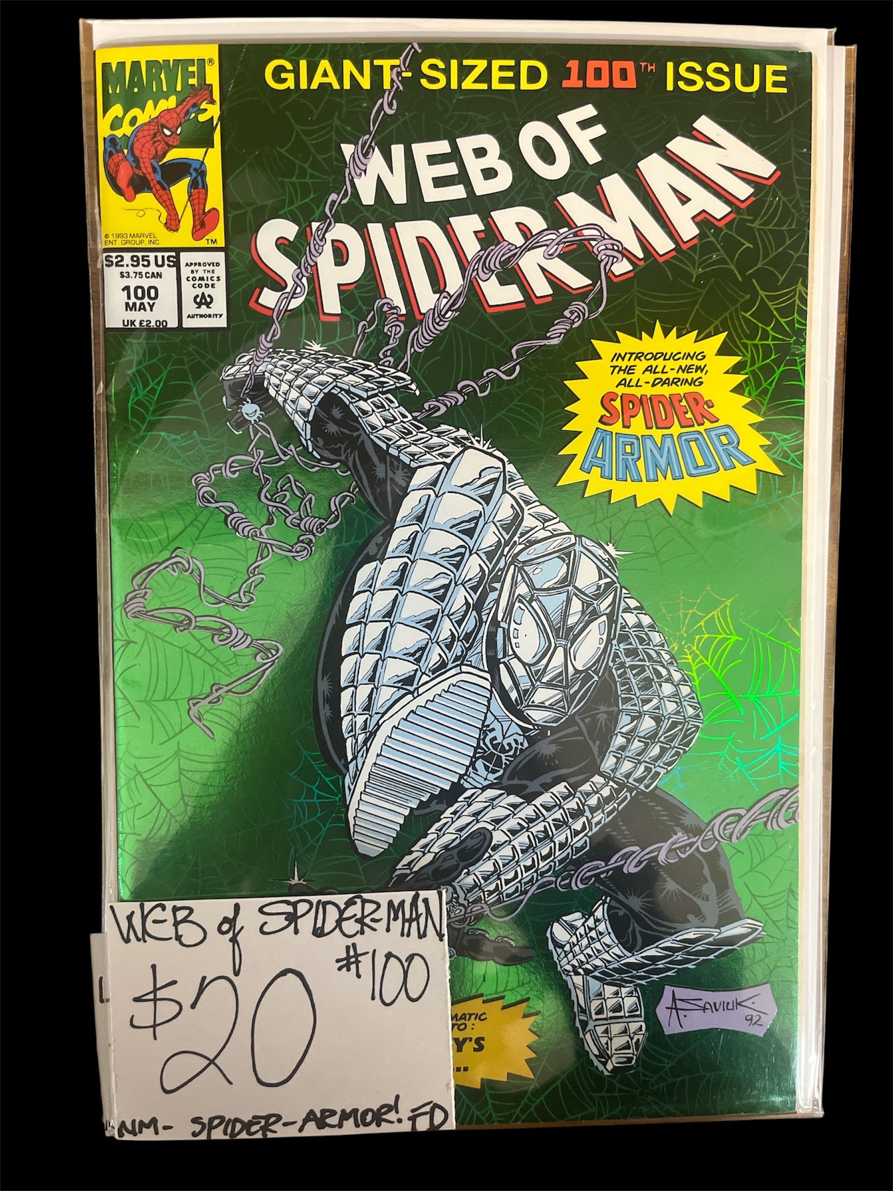 Web of Spider-man #100 Spider-Armor