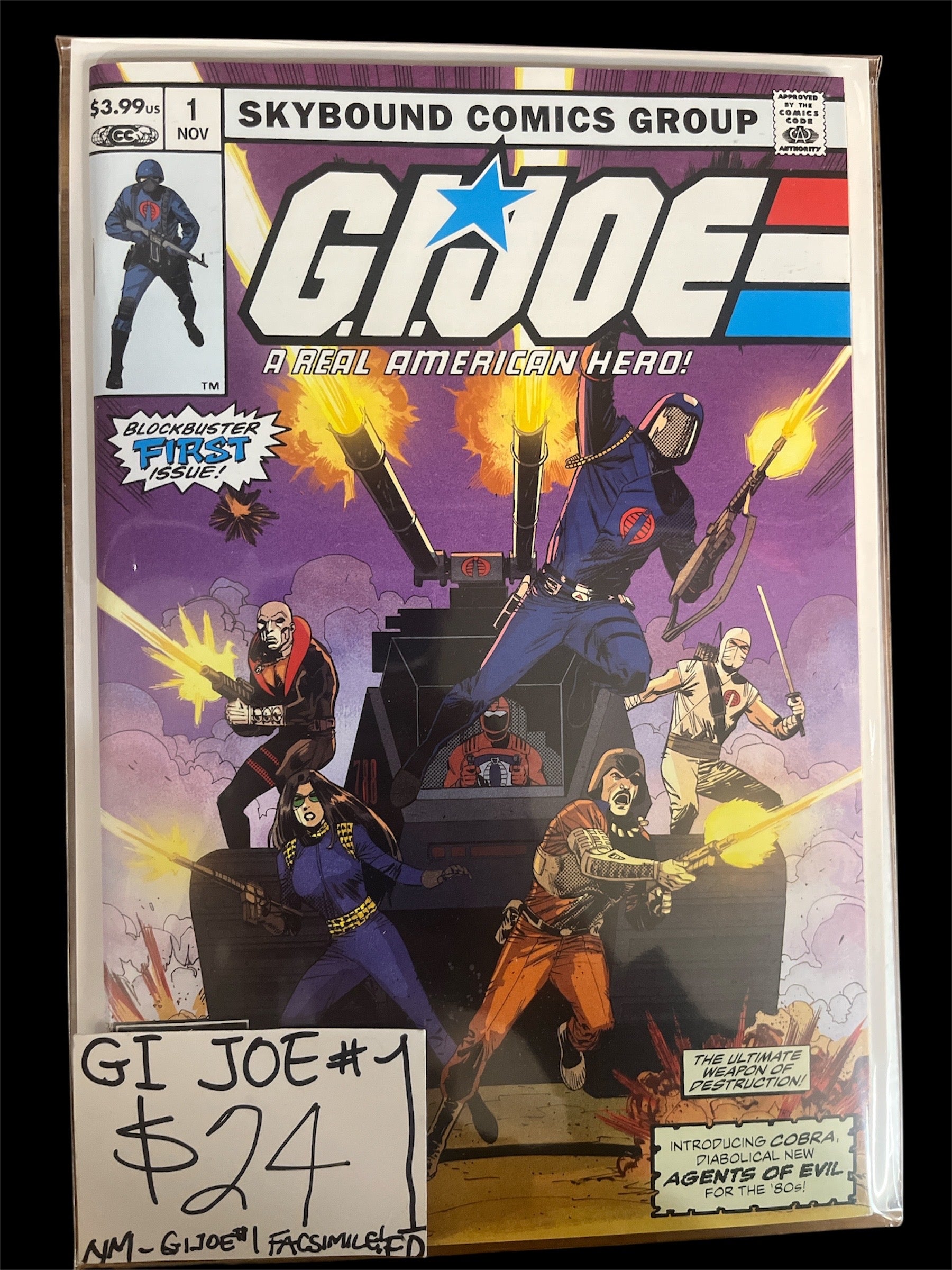 Gi Joe #1  Facimile edition