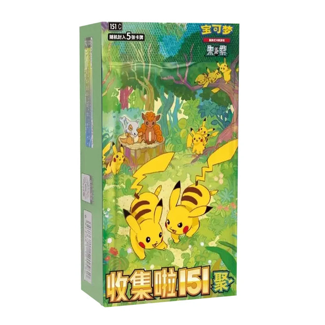 Simplified Chinese Pokemon Booster Box - 151 Gathering SLIM