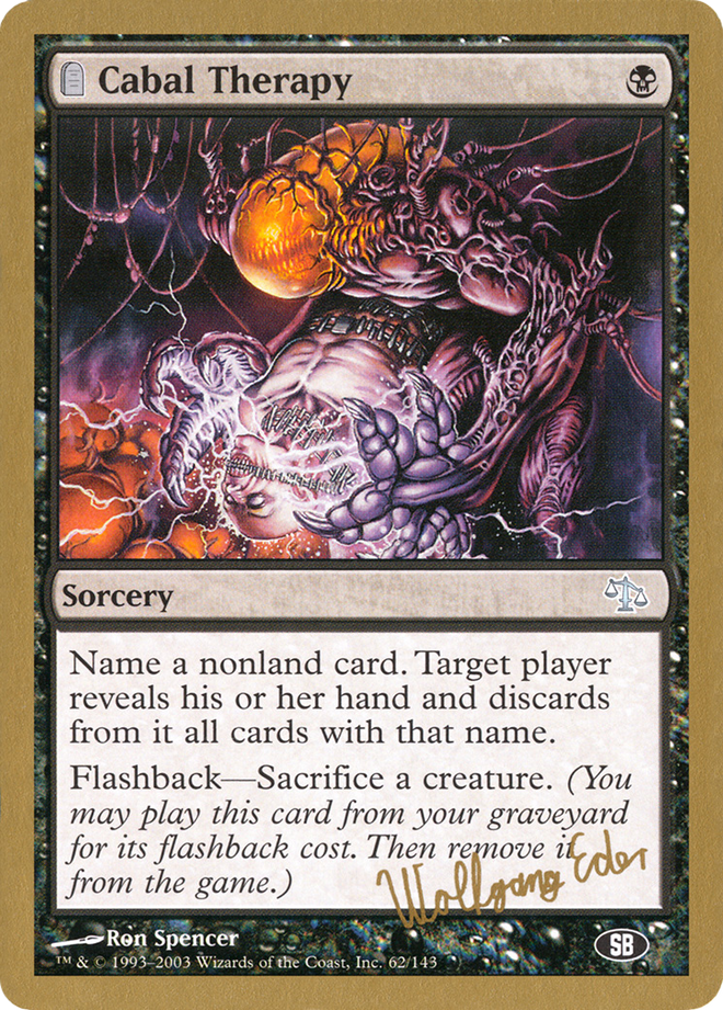 Cabal Therapy (Wolfgang Eder) (SB) [World Championship Decks 2003]