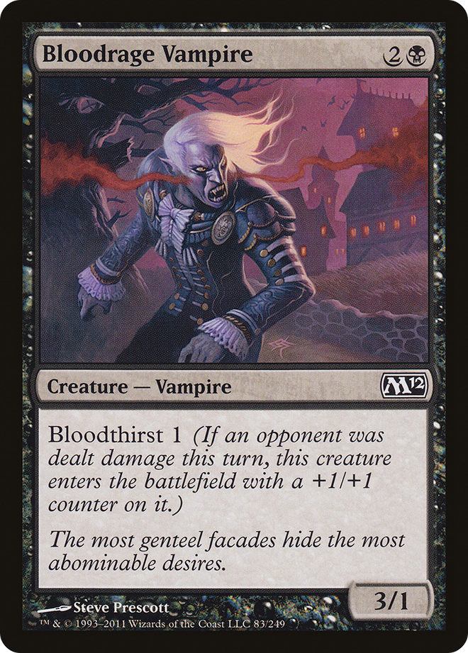 Bloodrage Vampire [Magic 2012]