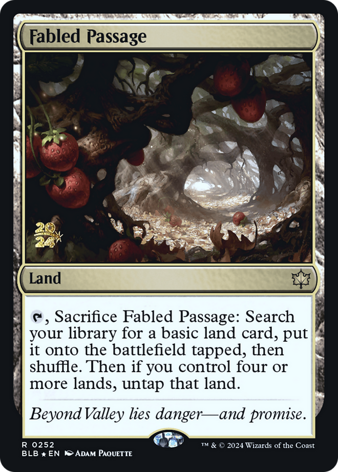 Fabled Passage [Bloomburrow Prerelease Promos]