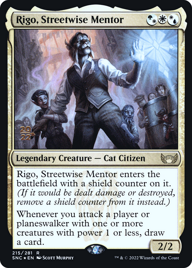 Rigo, Streetwise Mentor [Streets of New Capenna Prerelease Promos]