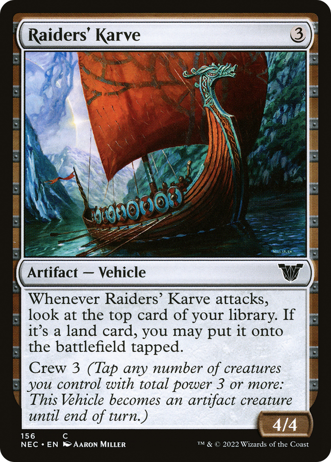 Raiders' Karve [Kamigawa: Neon Dynasty Commander]