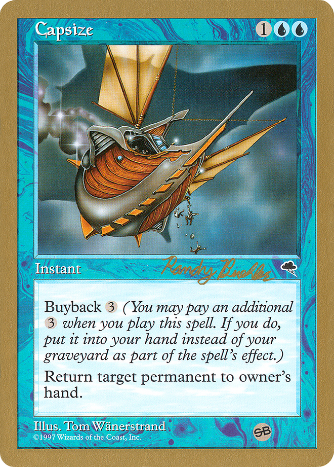 Capsize (Randy Buehler) (SB) [World Championship Decks 1998]