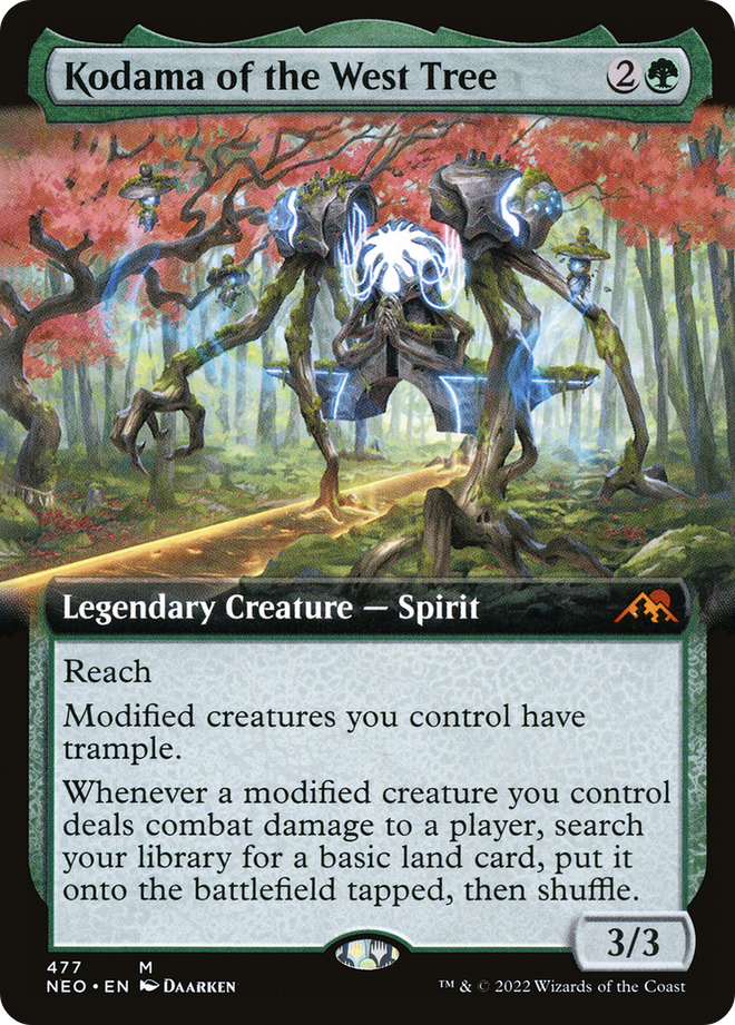 Kodama of the West Tree (Extended Art) [Kamigawa: Neon Dynasty]