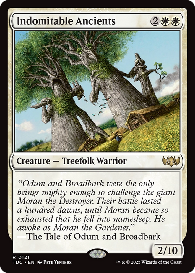 Indomitable Ancients [Tarkir: Dragonstorm Commander]