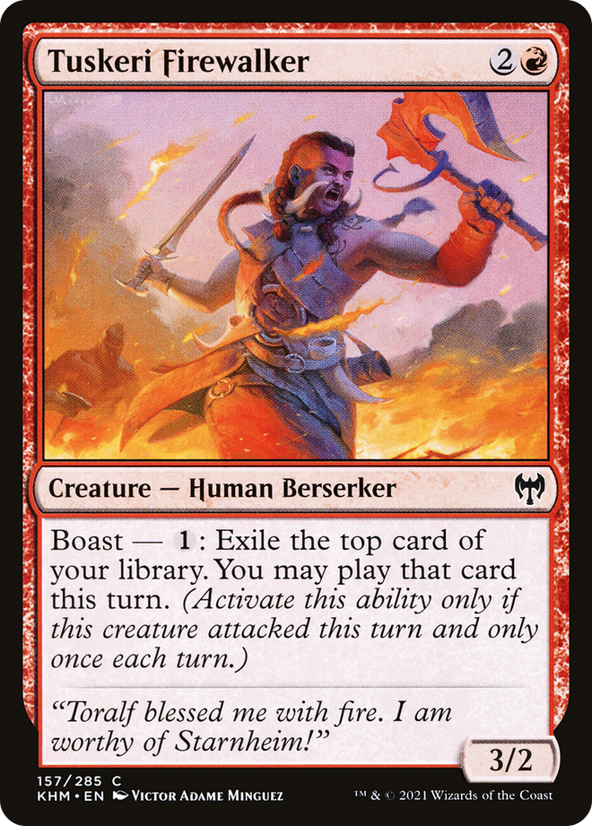 Tuskeri Firewalker [Kaldheim]