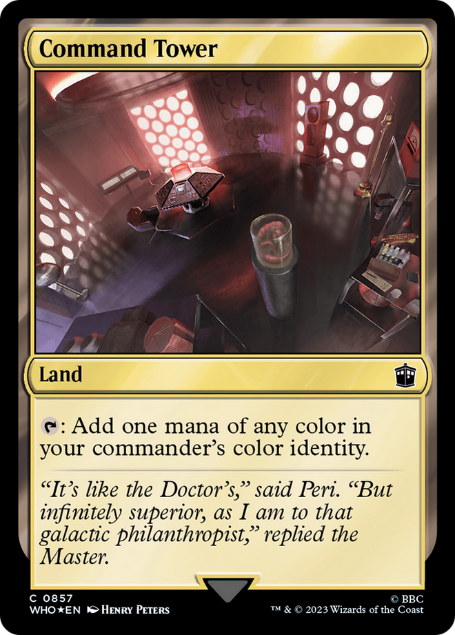 Command Tower (0857) (Surge Foil) [Doctor Who]