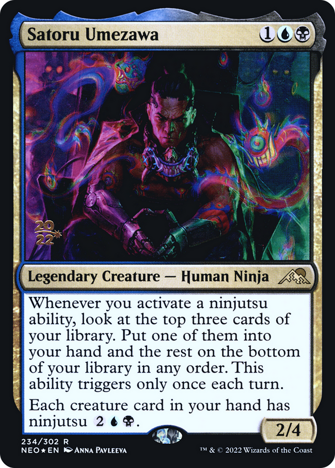 Satoru Umezawa [Kamigawa: Neon Dynasty Prerelease Promos]