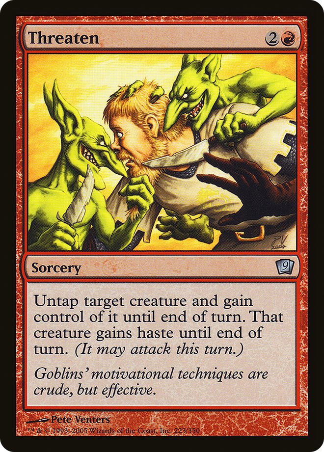 Threaten [Ninth Edition]