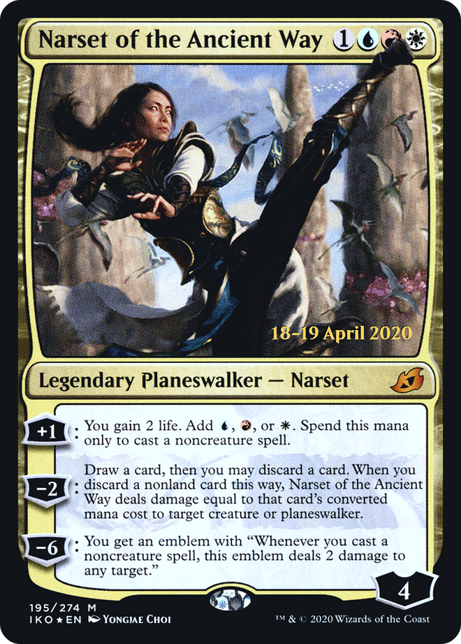 Narset of the Ancient Way [Ikoria: Lair of Behemoths Prerelease Promos]